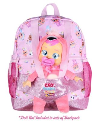 Backpack Magic Tears Characters Baby Doll Carrier Dual Compartment Book Bag