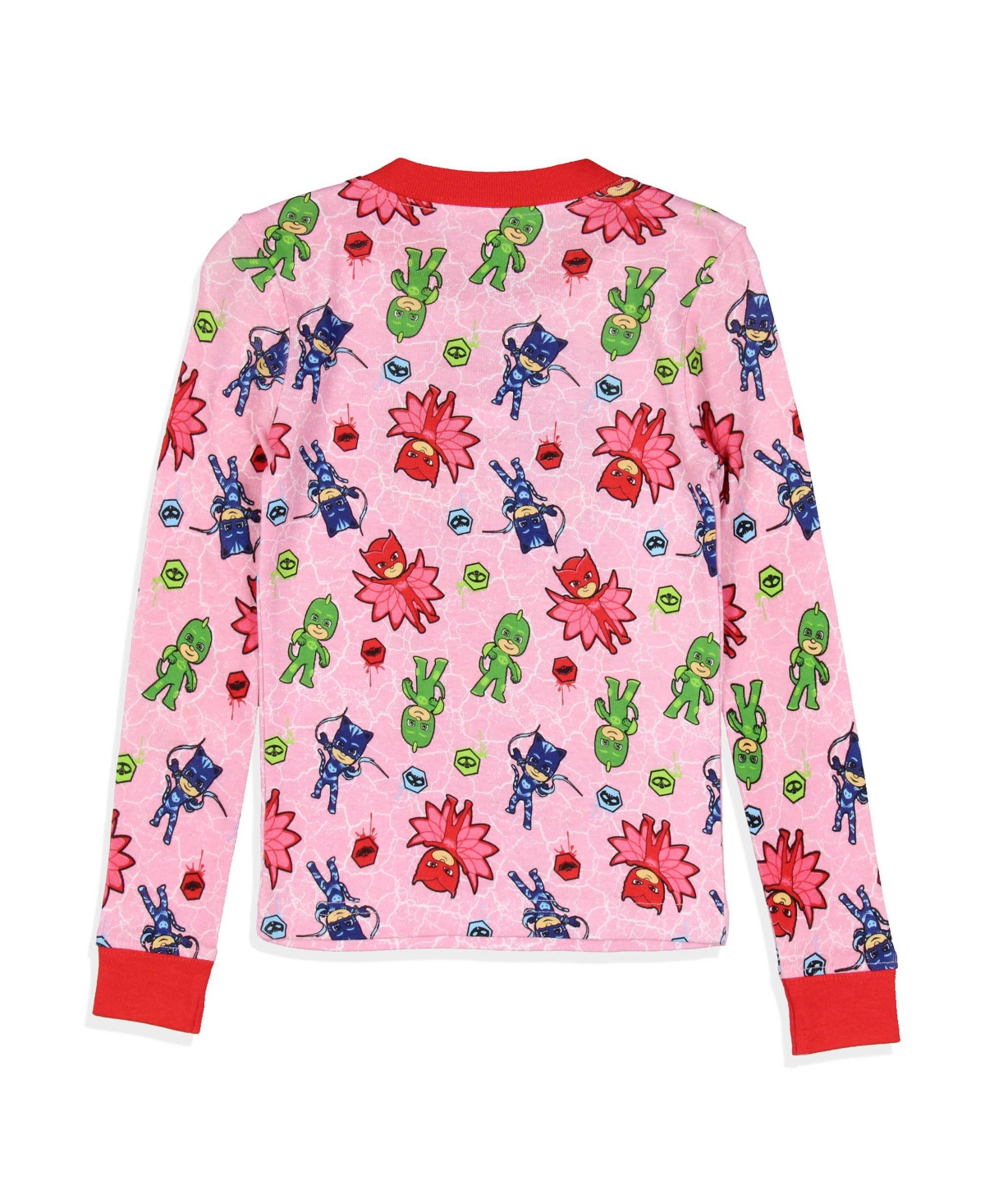 Pj Masks Toddler Girls Gekko Catboy Owlette Title Logo Sleep Pajama Set