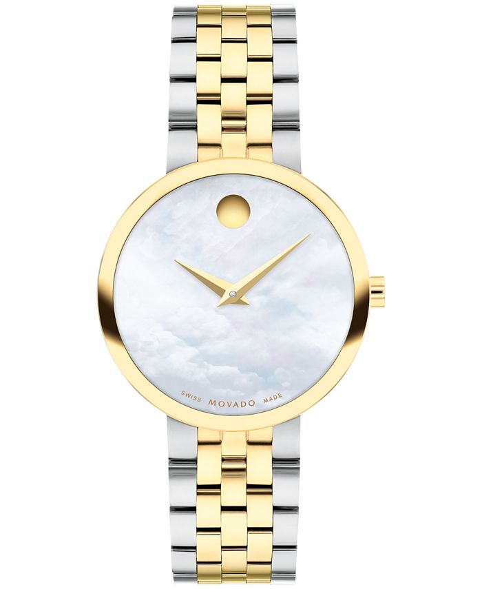 Movado Women s Museum Classic Swiss Quartz Two Tone Stainless