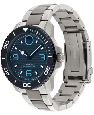 Men's Bold Titanium Sport Swiss Quartz Titanium Watch 45mm