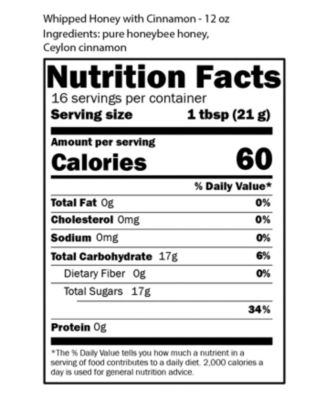 Cinnamon and Lemon 12 Oz Whipped Honey Gift Set