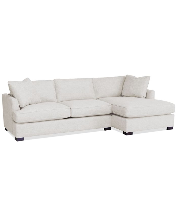 Furniture Nightford 111" 2Pc. Fabric Chaise Sectional, Created for