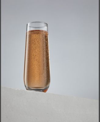Milo Stem Less Champagne Flutes - Set of 4