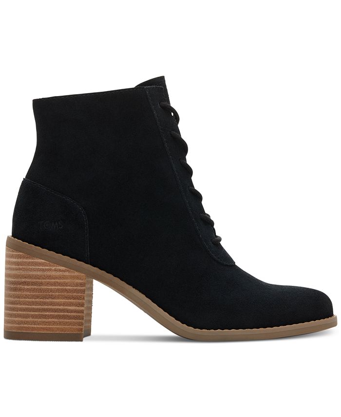 toms lace up booties