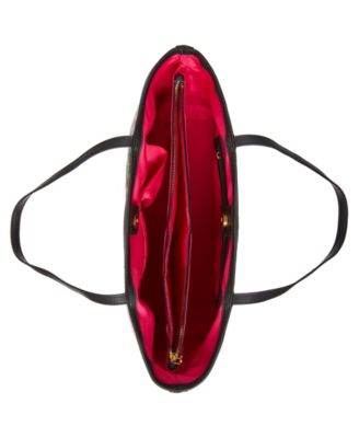 Leopard Embroidered Patch Tote