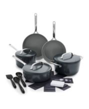 bakken- swiss pots and pans set - 14 piece - non-stick professional home  kitchenware