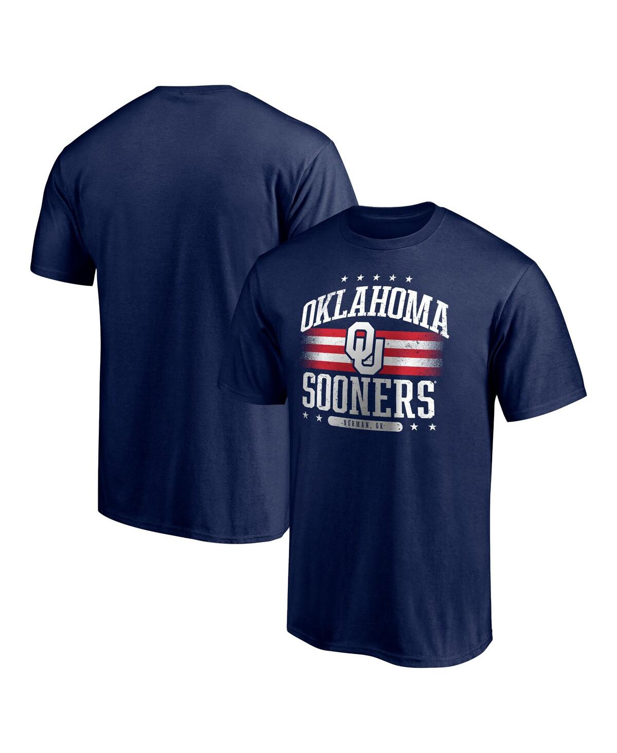 Fanatics Men's  Navy Oklahoma Sooners Americana T-shirt