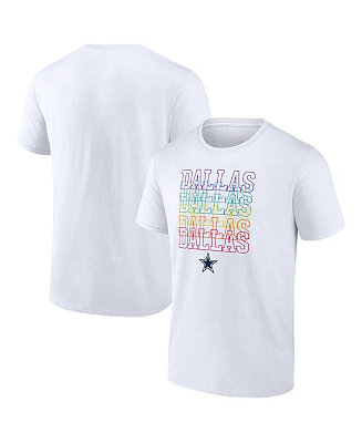Fanatics Men's White Dallas Cowboys City Pride Logo T-shirt - Macy's