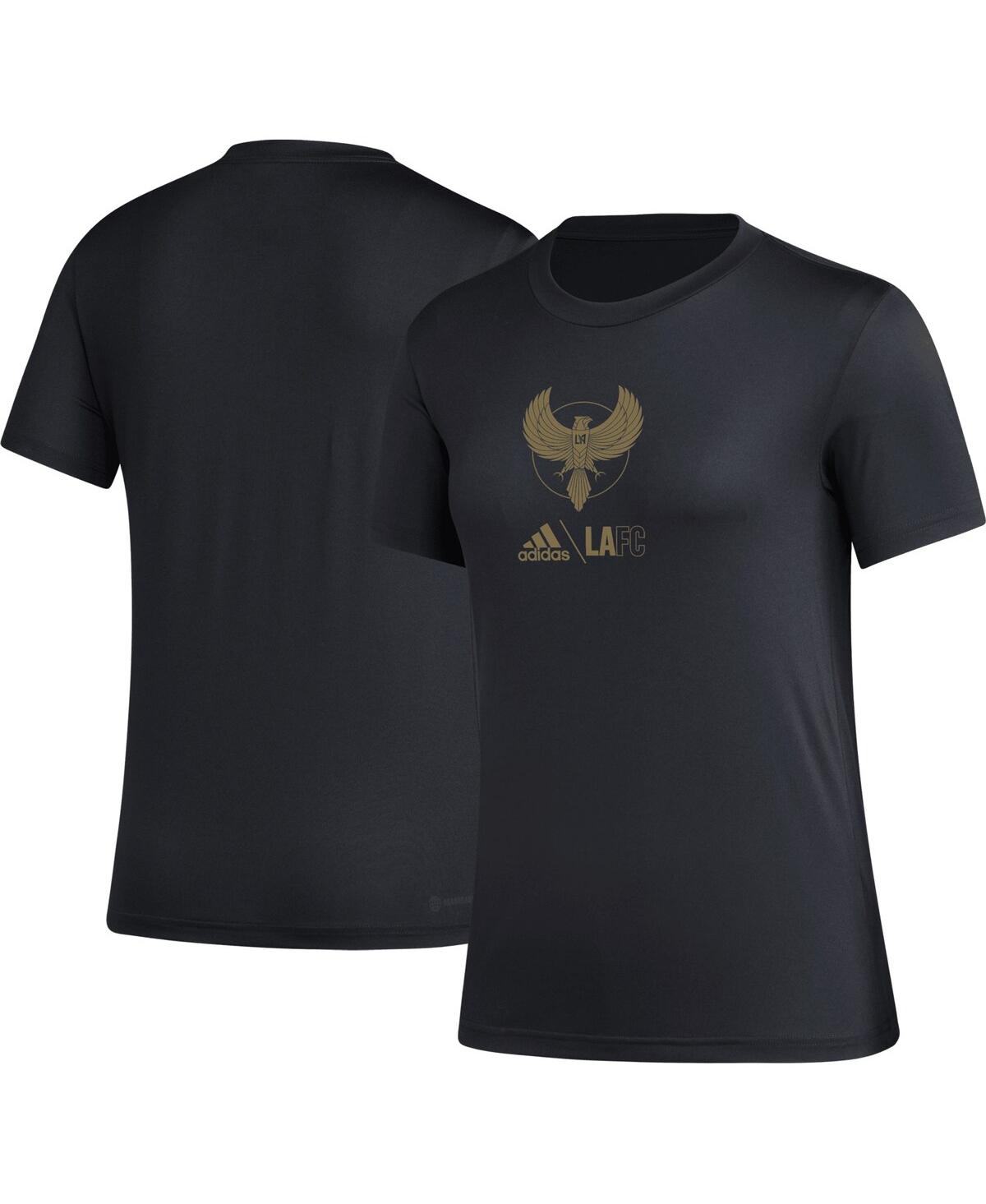 Shop Adidas Originals Women's Adidas Black Lafc Aeroready Club Icon T-shirt