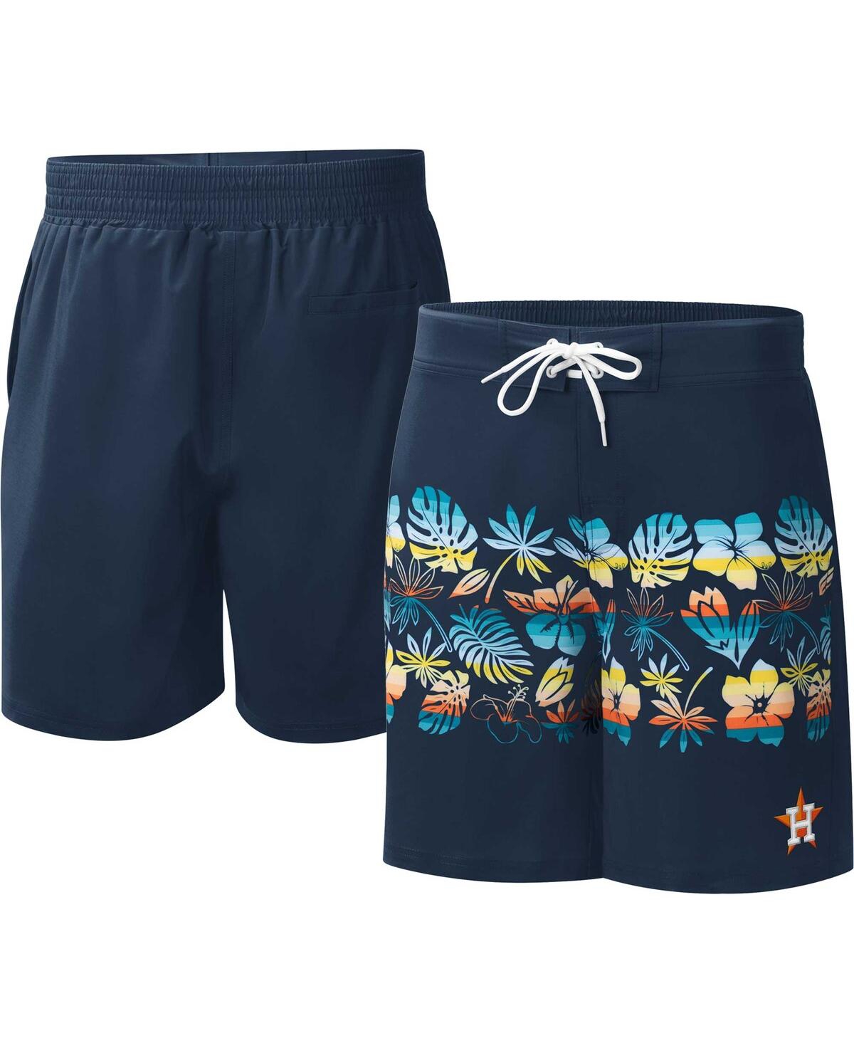 G-III SPORTS BY CARL BANKS MEN'S G-III SPORTS BY CARL BANKS NAVY HOUSTON ASTROS BREEZE VOLLEY SWIM SHORTS