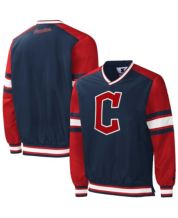 Men's Majestic Red/Navy Washington Nationals Authentic Collection On-Field  3/4-Sleeve Batting Practice Jersey