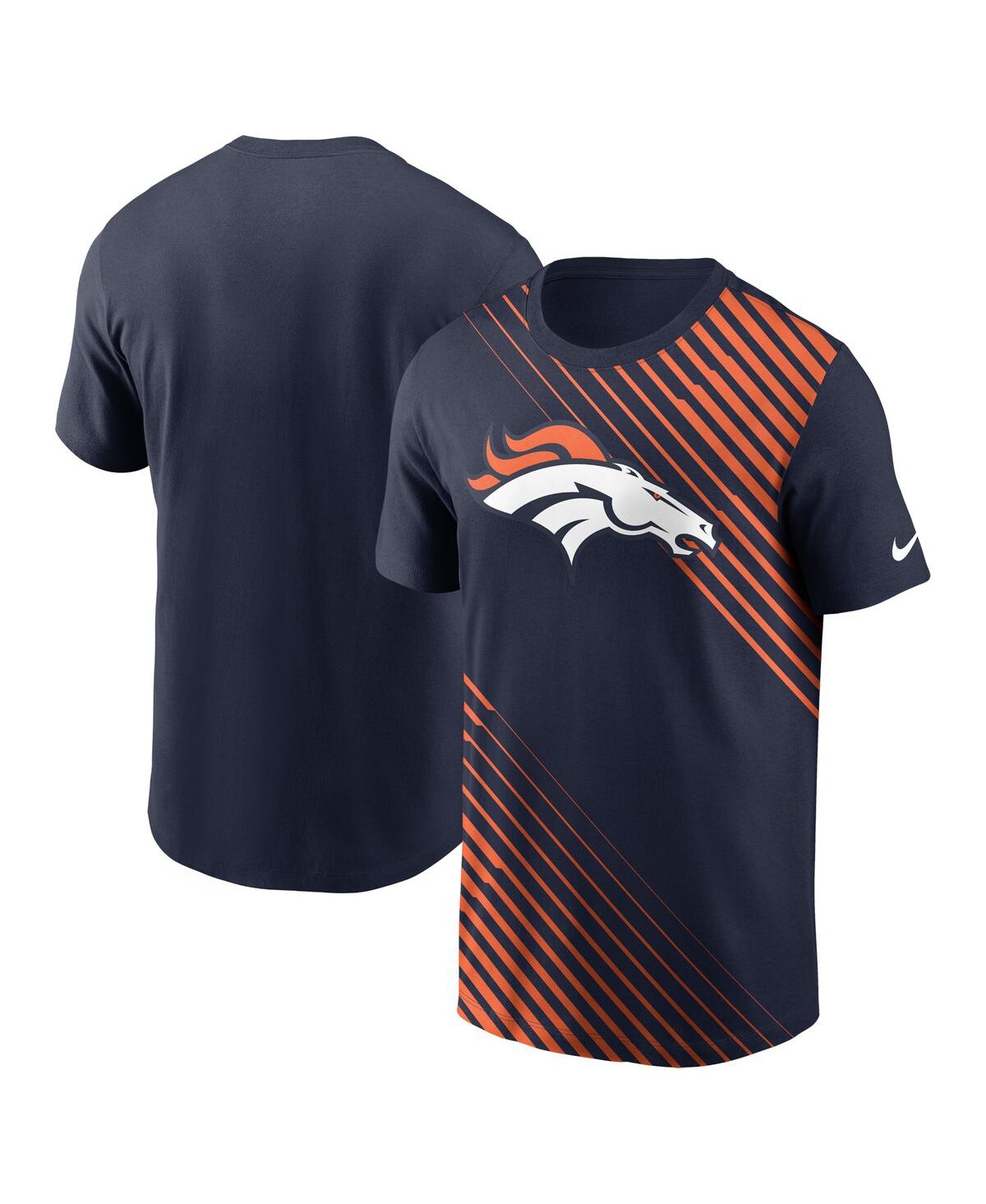 Nike Men's Yard Line (nfl Denver Broncos) T-shirt In Blue