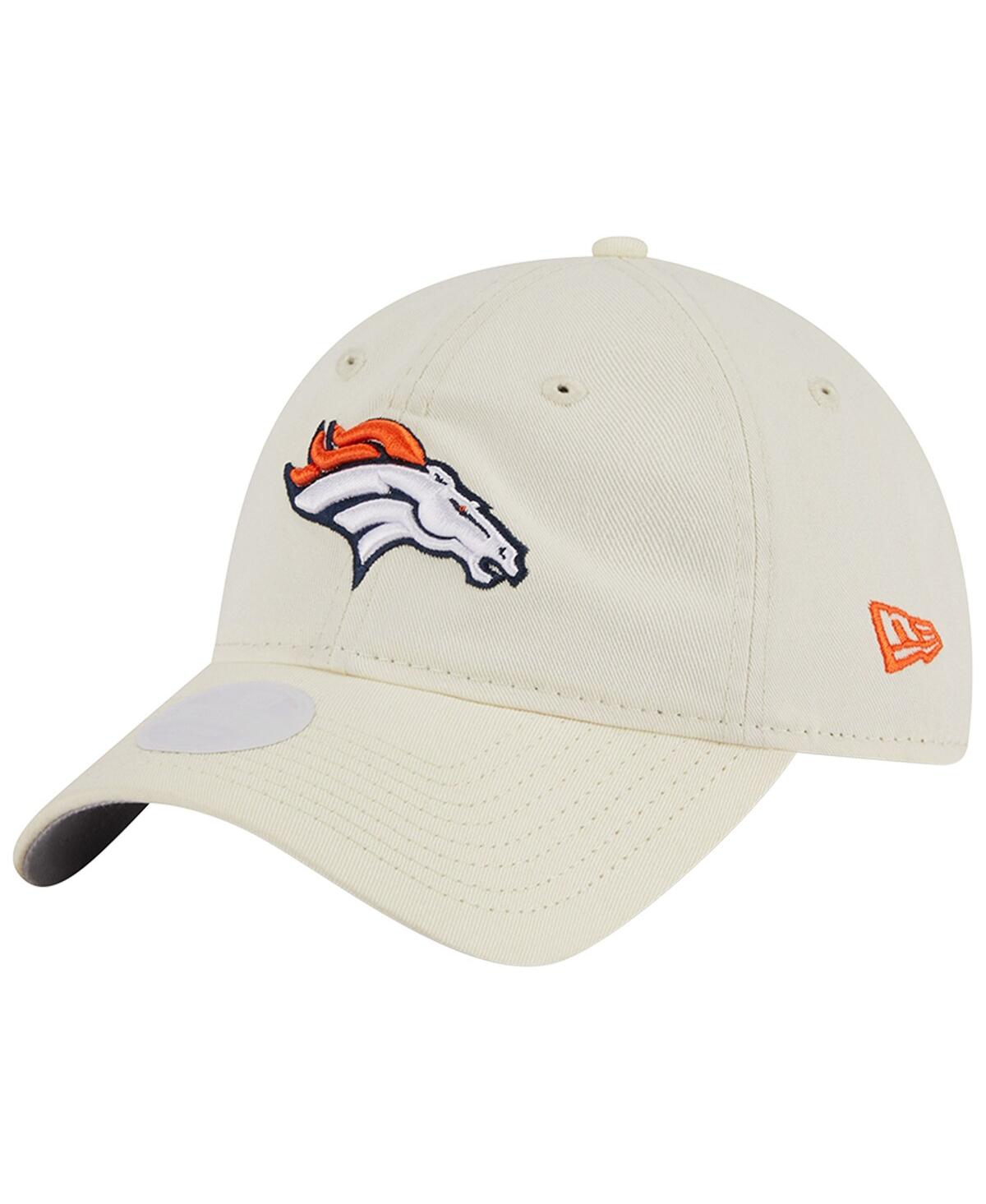 Shop New Era Women's  Cream Denver Broncos Core Classic 2.0 Adjustable Hat