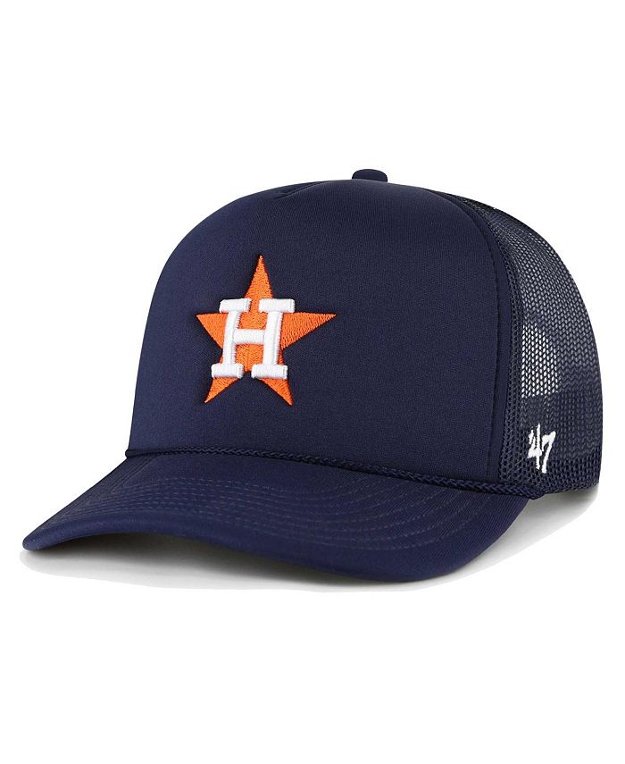 '47 Brand Men's Navy Houston Astros Foam Logo Trucker Snapback Hat Macy's