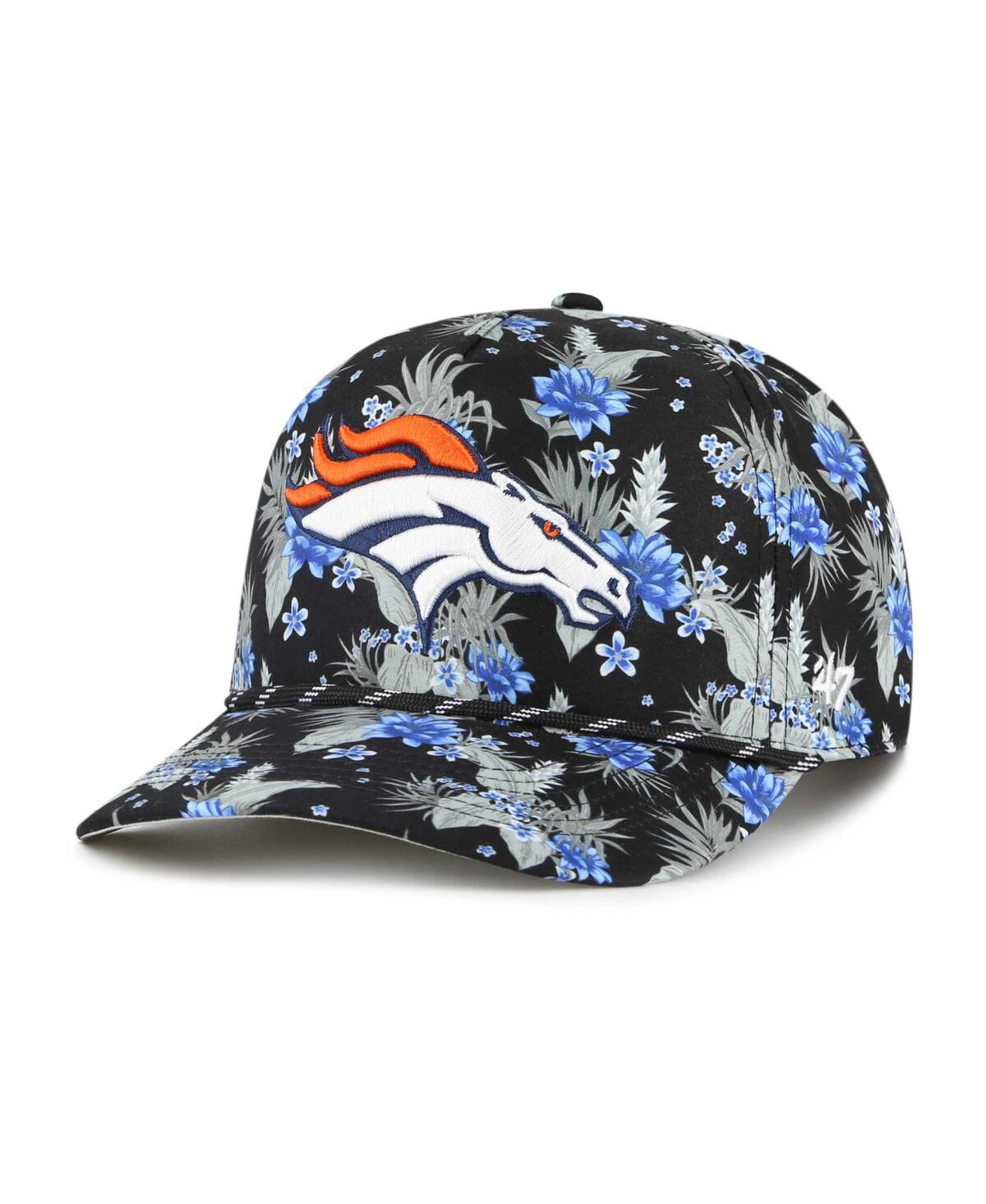 47 Brand Men's ' Black Denver Broncos Dark Tropic Hitch Adjustable Hat