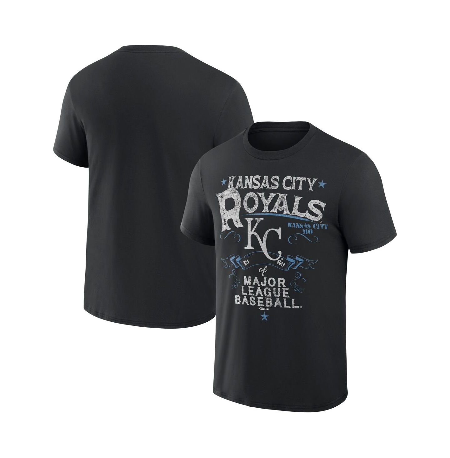 Мужская футболка Fanatics Darius Rucker Collection by Black Kansas City Royals Beach Splatter — фото 1