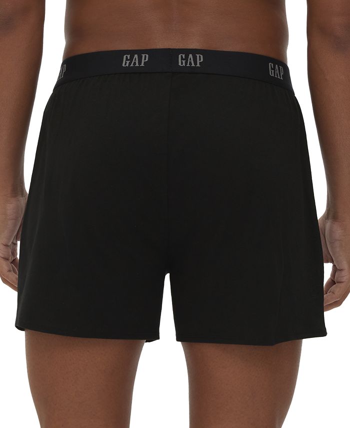 GAP Men's 3Pk. Cotton Woven SlimFit Boxers Macy's
