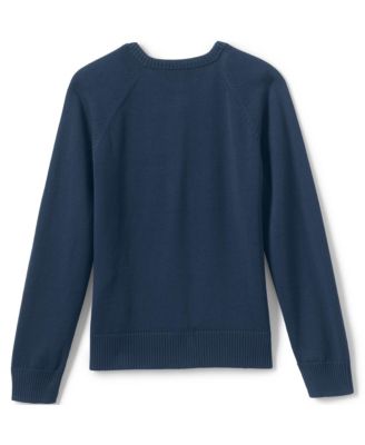 Girls School Uniform Cotton Modal Cardigan Sweater