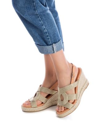 Women's Jute Wedge Sandals By XTI