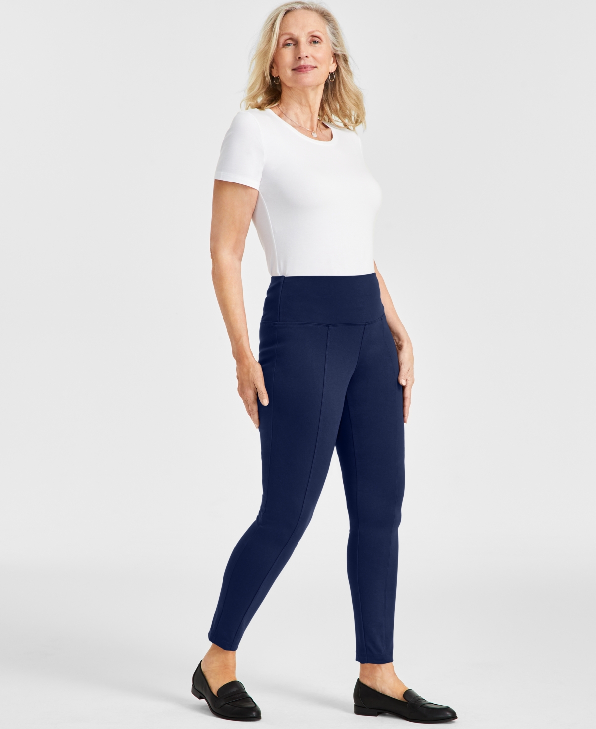 Women with Control Ponte Leggings for Women for sale