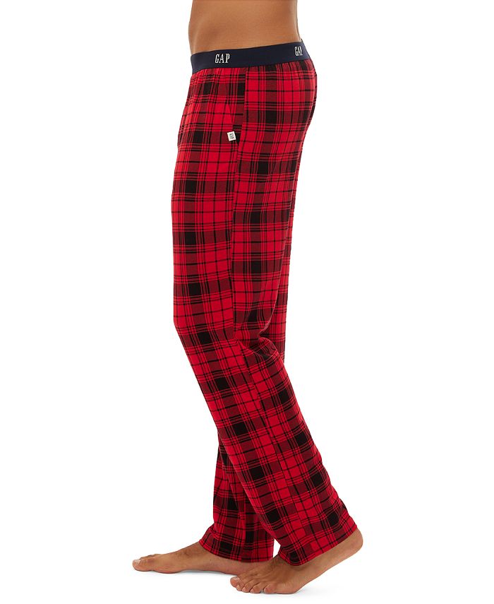 GAP Men s 2 Pk. Plaid Straight Leg Pajama Pants Jogger Macy s
