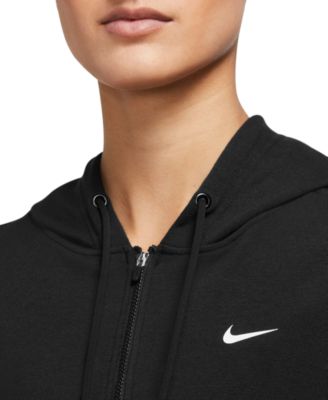 Nike Women's Dri-FIT One French Terry Full-Zip Hoodie - Macy's