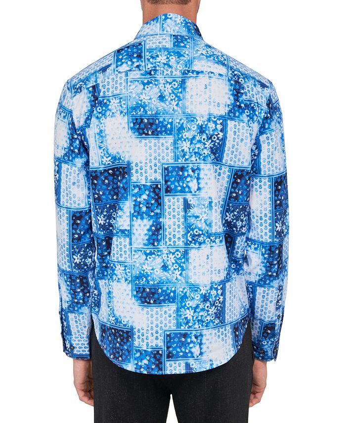 Society of Threads Men's Regular Fit NonIron Performance Stretch