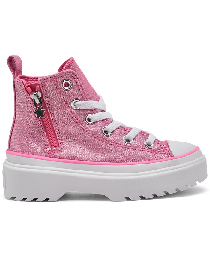 Converse Little Girls Chuck Taylor All Star Lugged Lift Prism Glitter