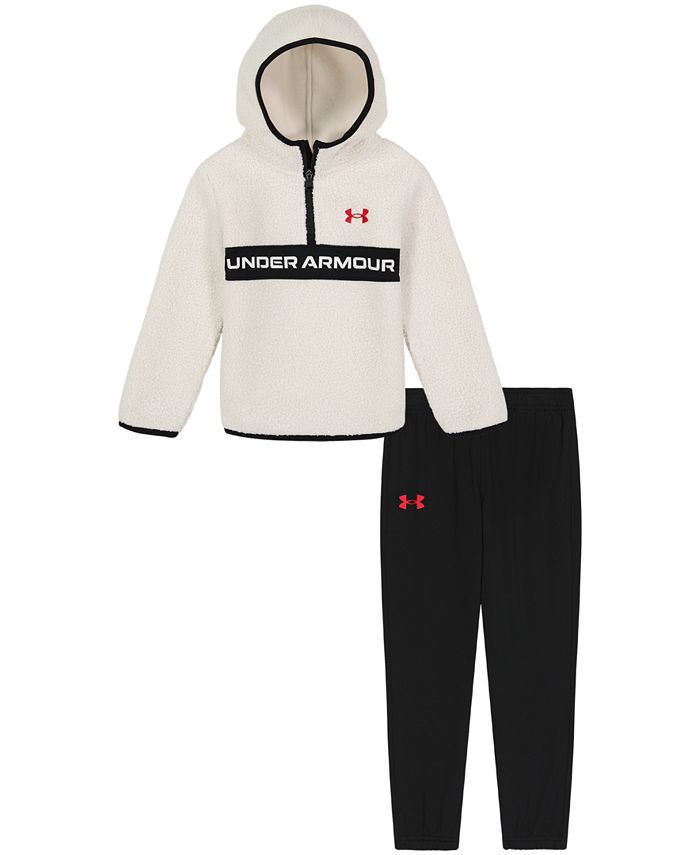 Under Armour Toddler Boys Indispensable Sherpa Hoodie and Joggers Set