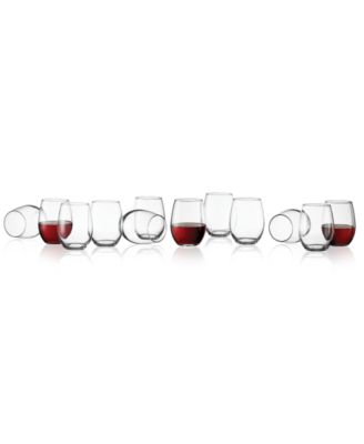 The Cellar CLOSEOUT! Glassware Basics 12-Pc. Stemless Wine Set, Created for Macy's