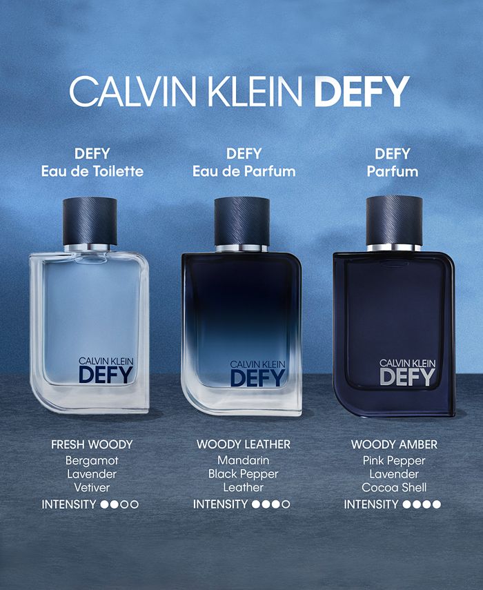 Calvin Klein Men's Defy Parfum Spray, 3.3 oz., Created for Macy's Macy's