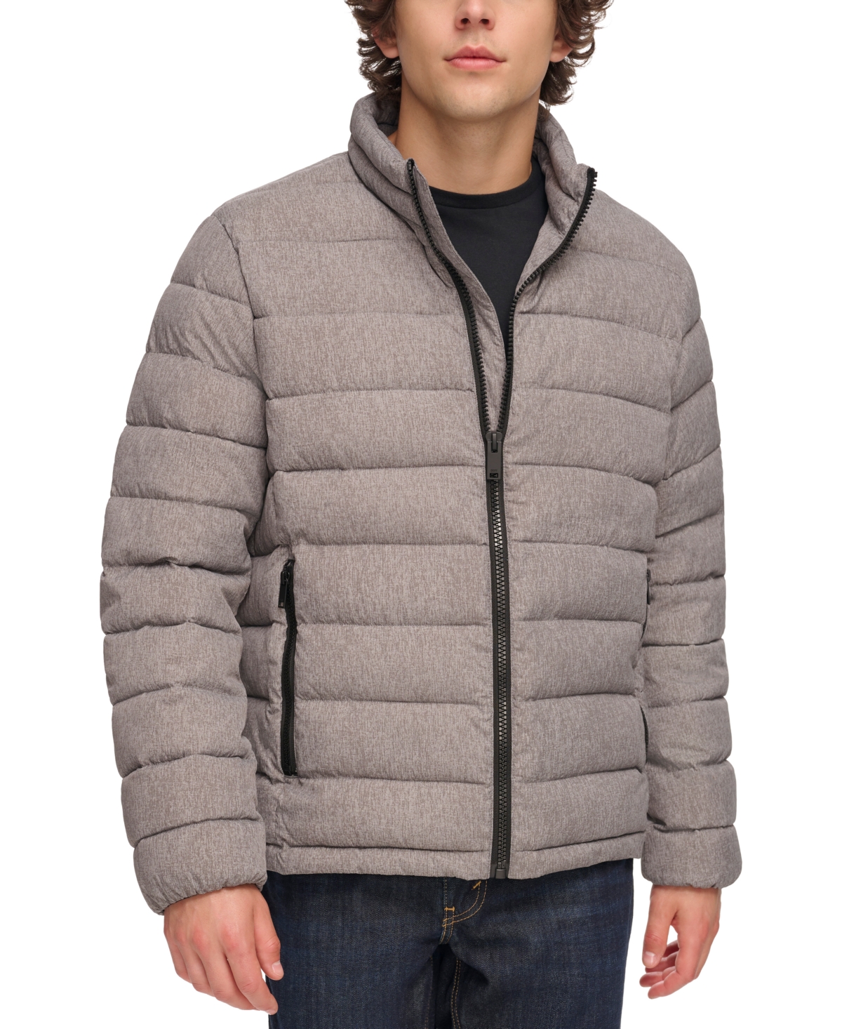 Dkny stand sales collar puffer jacket