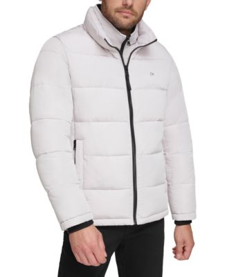 Men's Puffer With Set In Bib Detail, Created for Macy's