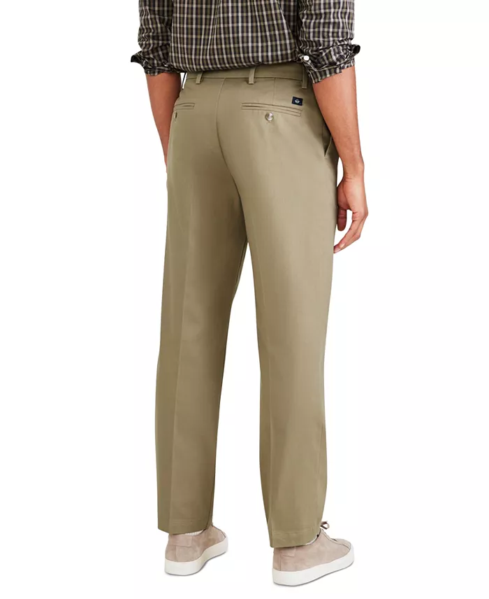 Men's Signature Classic Fit Pleated Iron Free Pants with Stain Defender - thumbnail 7