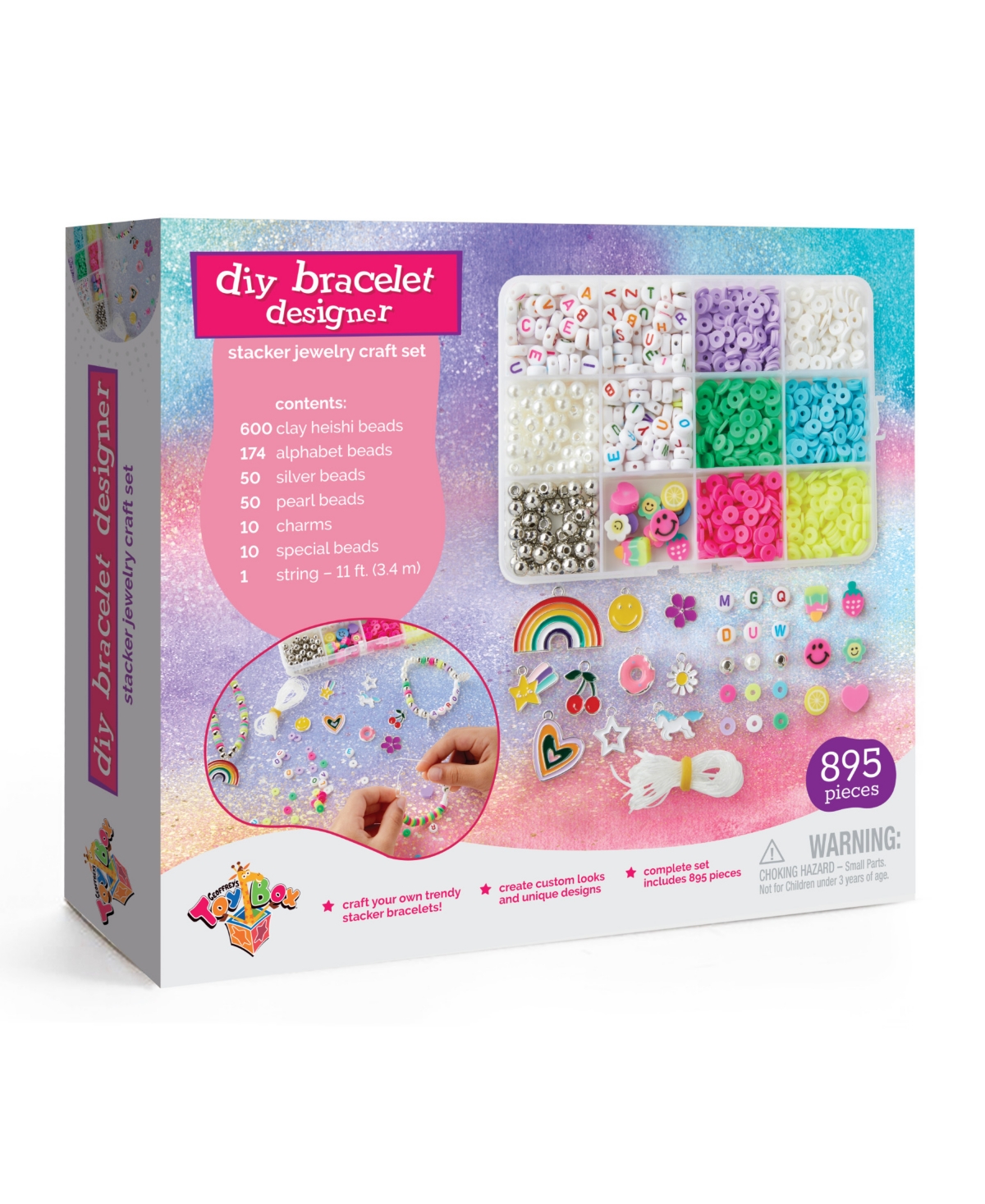 Shop Geoffrey's Toy Box Diy Bracelet Designer Stacker Jewelry Set, Created For Macy's In Open Miscellaneous