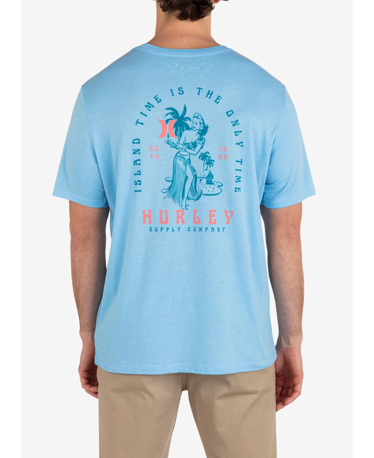 Hurley Men's Everyday Island Time Short Sleeve T-shirt