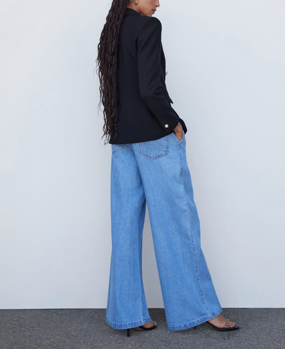 Mango Women's Double-Breasted Blazer