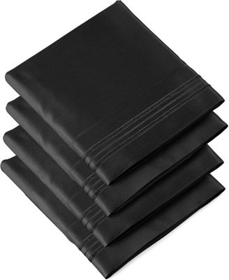 Pillowcase Set of 4 Soft Double Brushed Microfiber