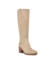 Womens tan cheap suede booties