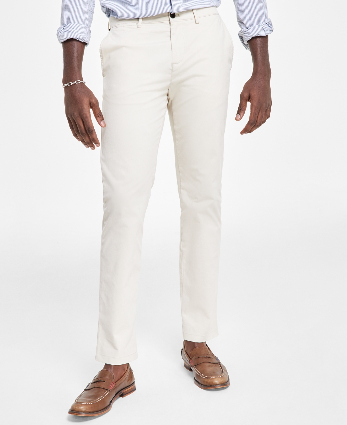 TOMMY HILFIGER MEN'S TH FLEX STRETCH REGULAR-FIT CHINO PANT 