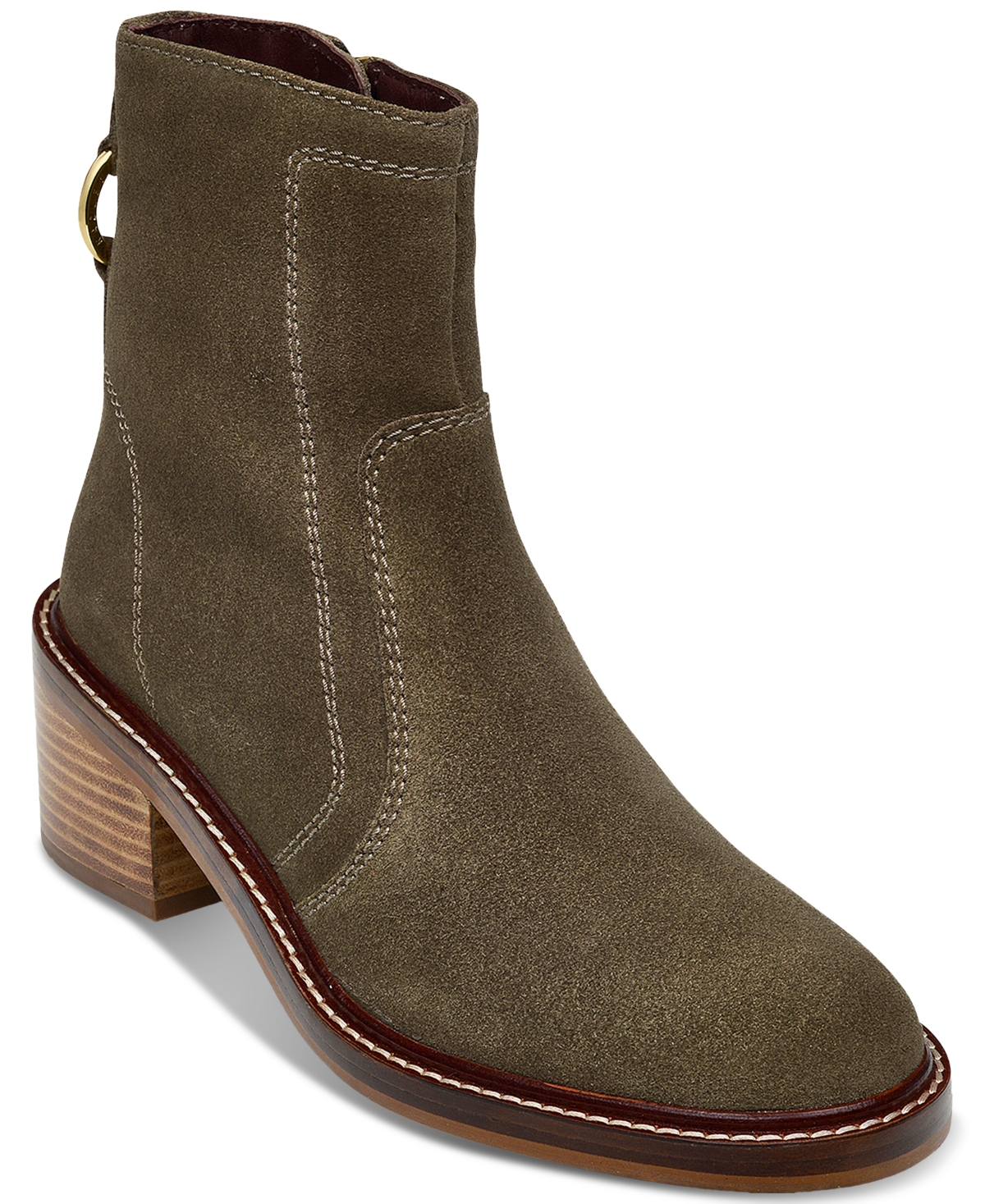 Radley London Women's New Street Suede Jeans Booties In Taupe