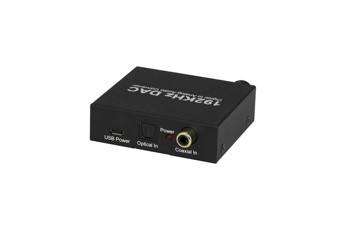 Xtrempro 61089 192 KHz Dac Converter with 24-Bit Digital to Analog Audio Volume Control -- Black
