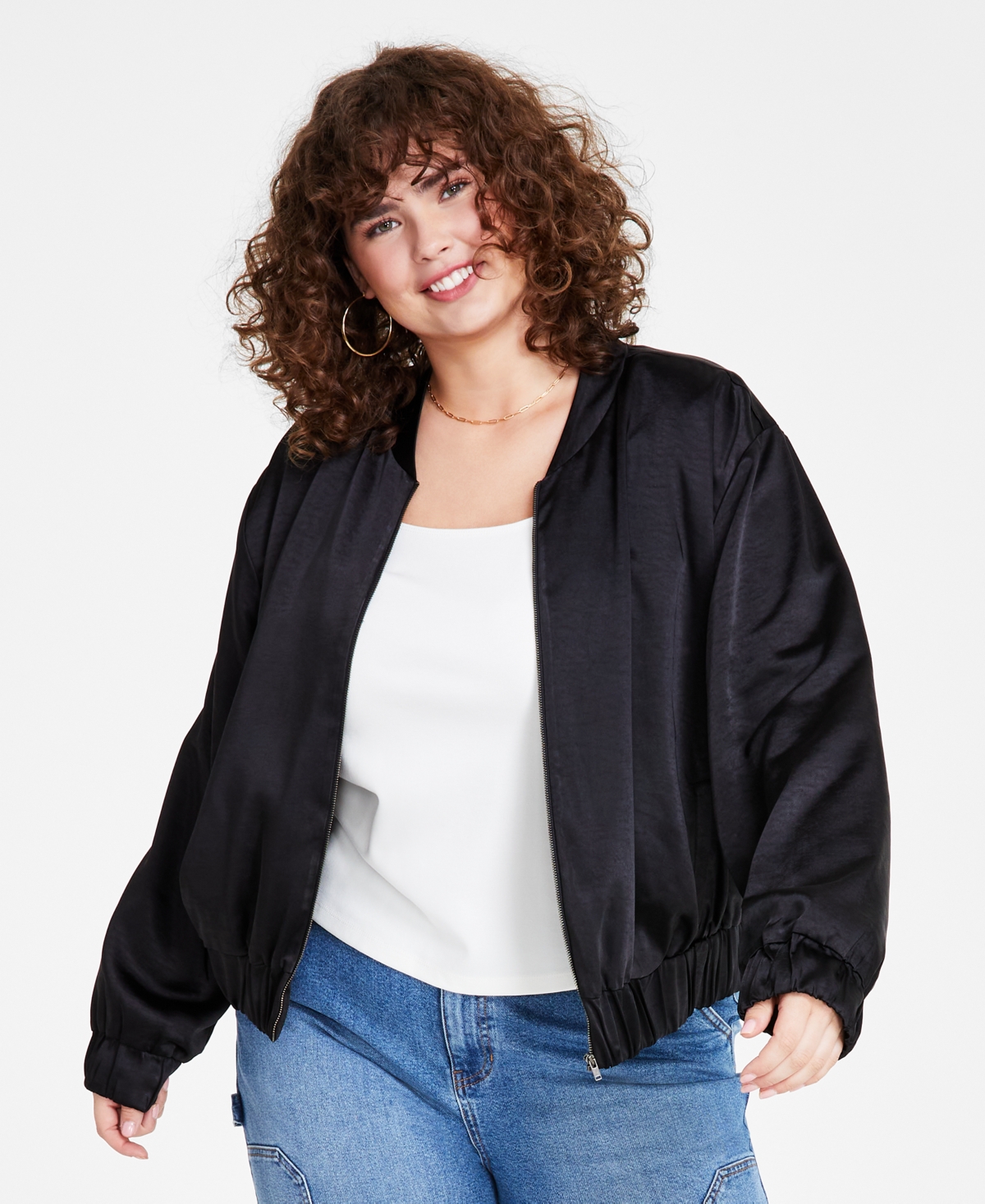 Trendy bomber jacket on sale