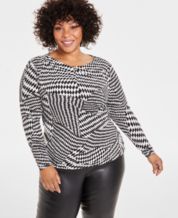 Macy's inc plus size clearance tops