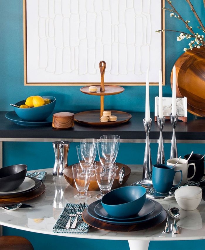 Nambé Orbit 16 Piece Dinnerware Set, Service for 4 Macy's