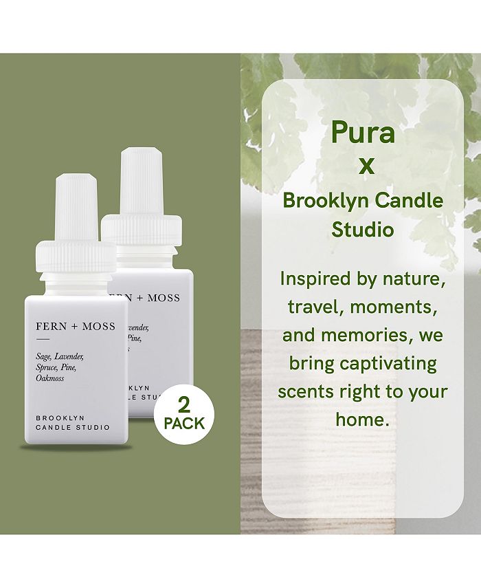 Pura Home Fragrance Scent Pura and Brooklyn Candle Studio Fern