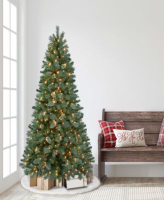 6.5' Pre-Lit Teton Artificial Pine Tree