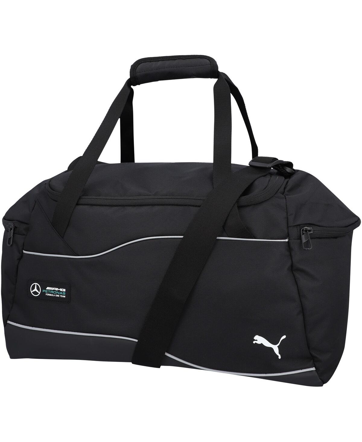Shop Puma Men's And Women's  Mercedes-amg Petronas F1 Team Duffle Bag In Black