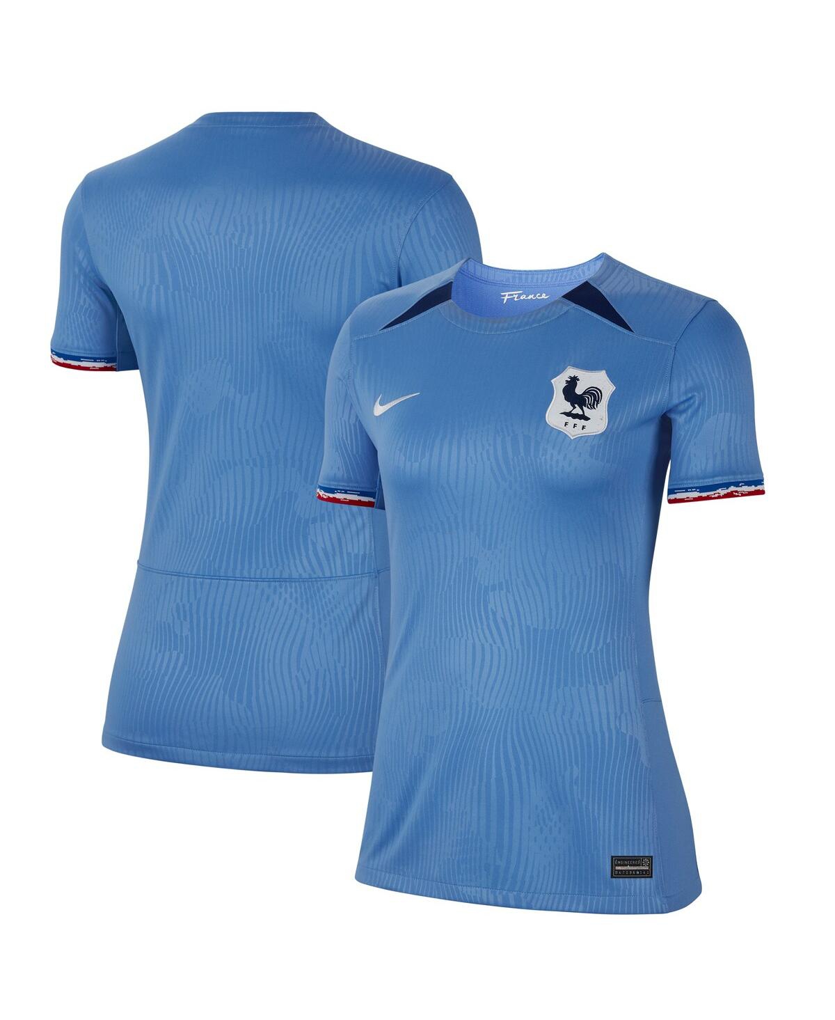 Women's NikeFrance Women's National Team 2023 Home Stadium Replica Jersey - Blue