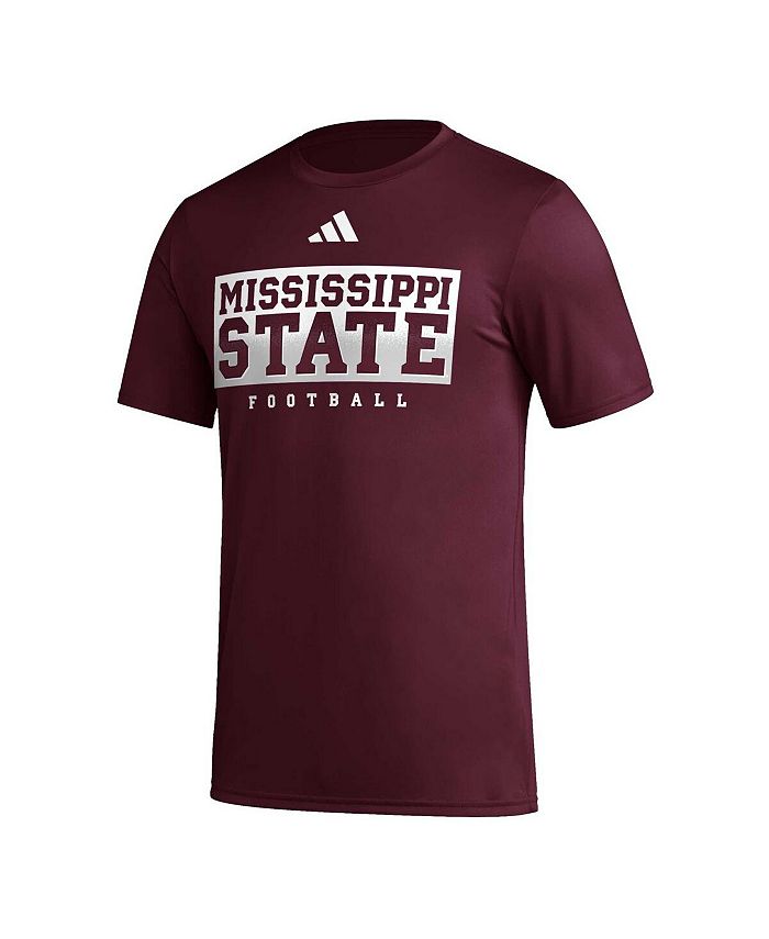 adidas Men's Maroon Mississippi State Bulldogs Football Practice ...
